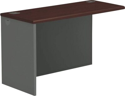 Mahogany/Charcoal Left Return for Hon 38000 Modular Series