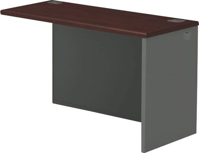 Mahogany/Charcoal Right Return for Hon 38000 Modular Series