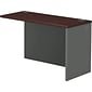 Mahogany/Charcoal 60x24" Right Return for HON® 38000 Modular Series