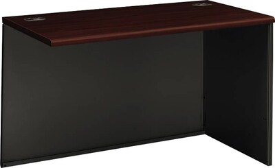 Mahogany/Charcoal 48x24" Right Return for HON® 38000 Modular Series