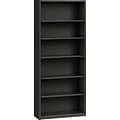 HON Brigade 6-Shelf 81-1/8H Metal Bookcase, Charcoal (HONS82ABCS)