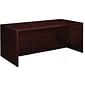 HON® 10700 Series H10785R 72" Single Pedestal Desk, Mahogany (HON®10785RNN)