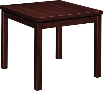 HON® Reception Room Furniture in Mahogany Finish, End Table