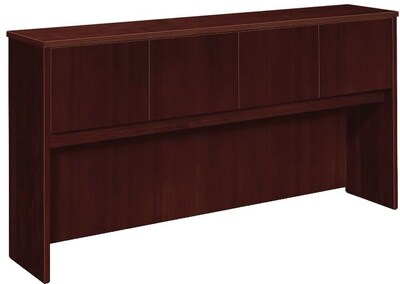Basyx™ Hardwood Veneer Furniture Collection in Mahogany; Hutch,  72Wx14-5/8D