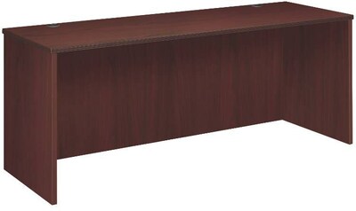 Basyx™ Hardwood Veneer Furniture Collection in Mahogany; Credenza Shell, 72Wx24D
