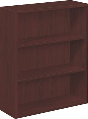 HON 10500 Series Bookcase, 3 Shelves, 36W, Mahogany Finish NEXT2018 NEXTExpress