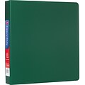 Staples Heavy-Duty 1.5 3-Ring Non-View Binder, Dark Green (56314-CC/24653)