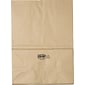 Heavy Duty Brown Kraft Paper Grocery Bags; Capacity 57 lbs., 500/PK