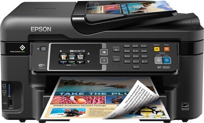 Epson WorkForce WF-3620 Color Inkjet All-in-One Printer (C11CD19201)