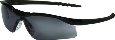 Crews DALLAS Wraparound Safety Glasses Black/Gray