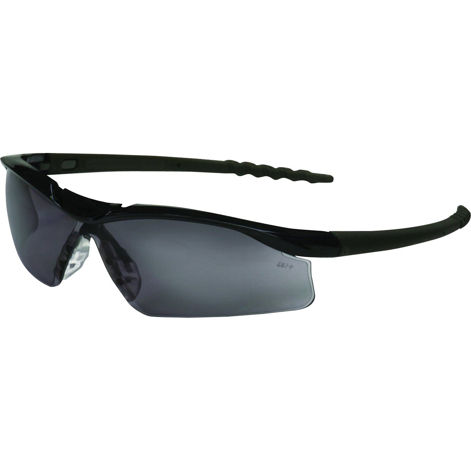 Crews DALLAS Wraparound Safety Glasses Black/Gray