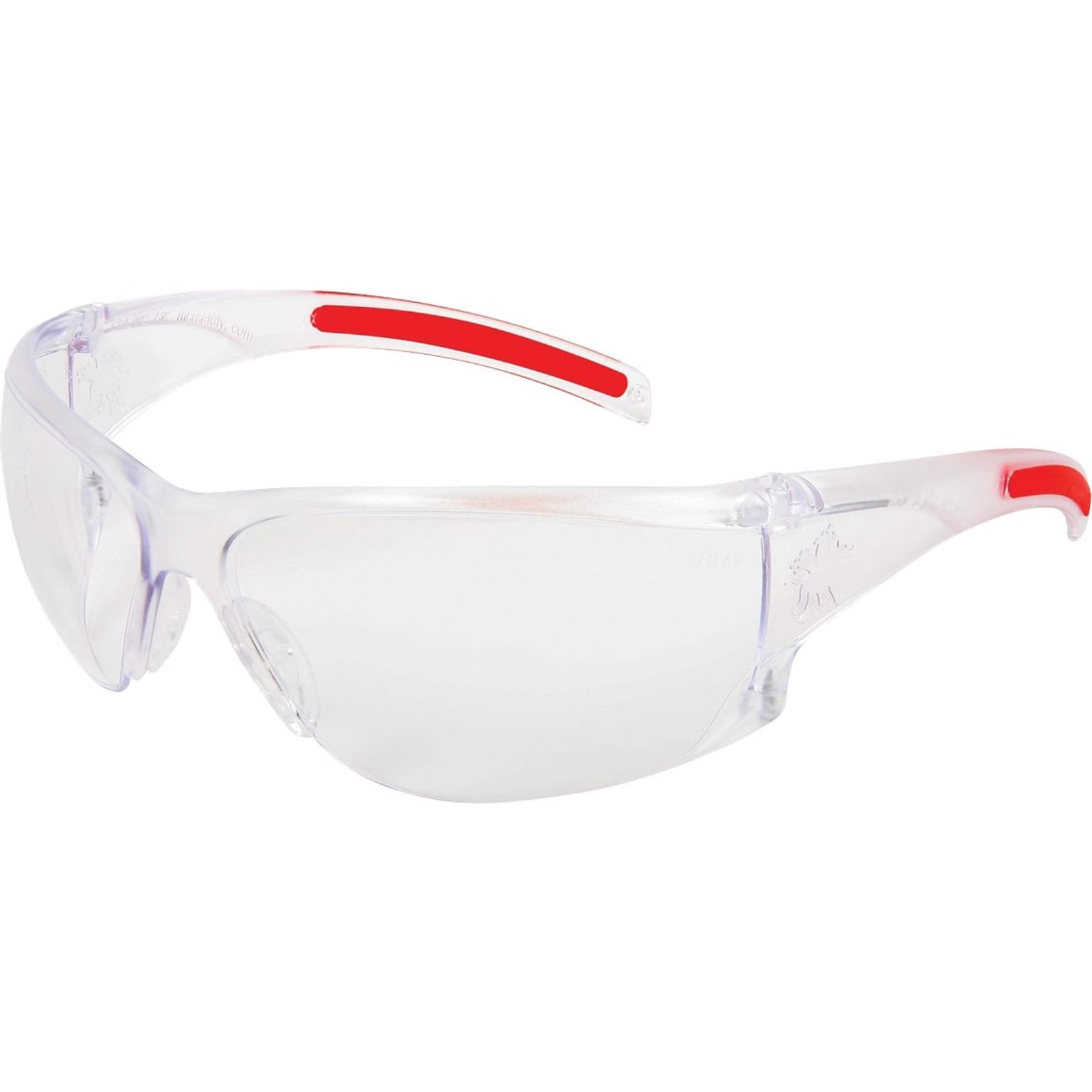 Crews HellKat™ HK110 Safety Glasses, Clear Frame, Clear Lens