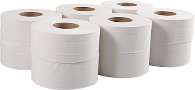 Tork Universal Jumbo Bath Tissue, 2-Ply, 1,000 Sheets/Roll, 12 Rolls/Carton (TRKTJ0922A)