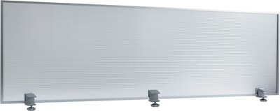 Alera® Polycarbonate Privacy Panel, 65w x 18h, Silver