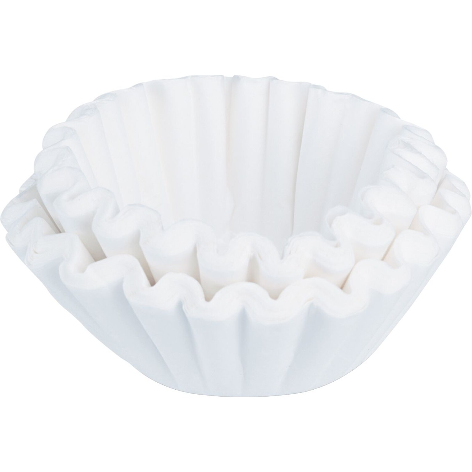 Bunn 10-Cup Paper Coffee Filter, Basket, 1000/Carton (BUNA101M500S)