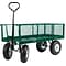 Farm Tuff 24 x 48 Metal Deck with Wagon Fold Down Sides Green