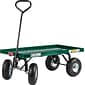 Farm Tuff 20" x 38" Metal Deck Wagon Green