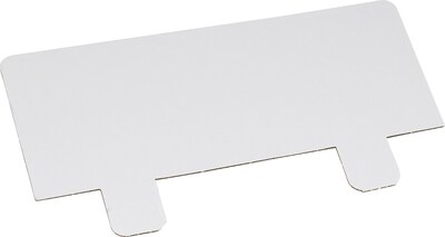 Quill Brand® Tray Counter Display Header Card, White, 10/Bundle (MDIS101H)