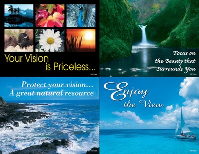 Eye Care Assorted Postcards; for Laser Printer; Enjoy The View, 100/Pk