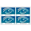 Eye Care Postcards; for Laser Printer; Blue Graphic Eye, 100/Pk