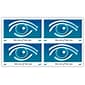 Eye Care Postcards; for Laser Printer; Blue Graphic Eye, 100/Pk