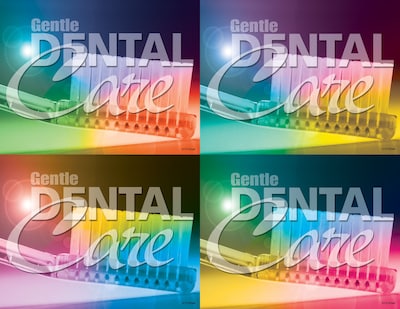 Dental Assorted Postcards; for Laser Printer; Gental Dental Care, 100/Pk