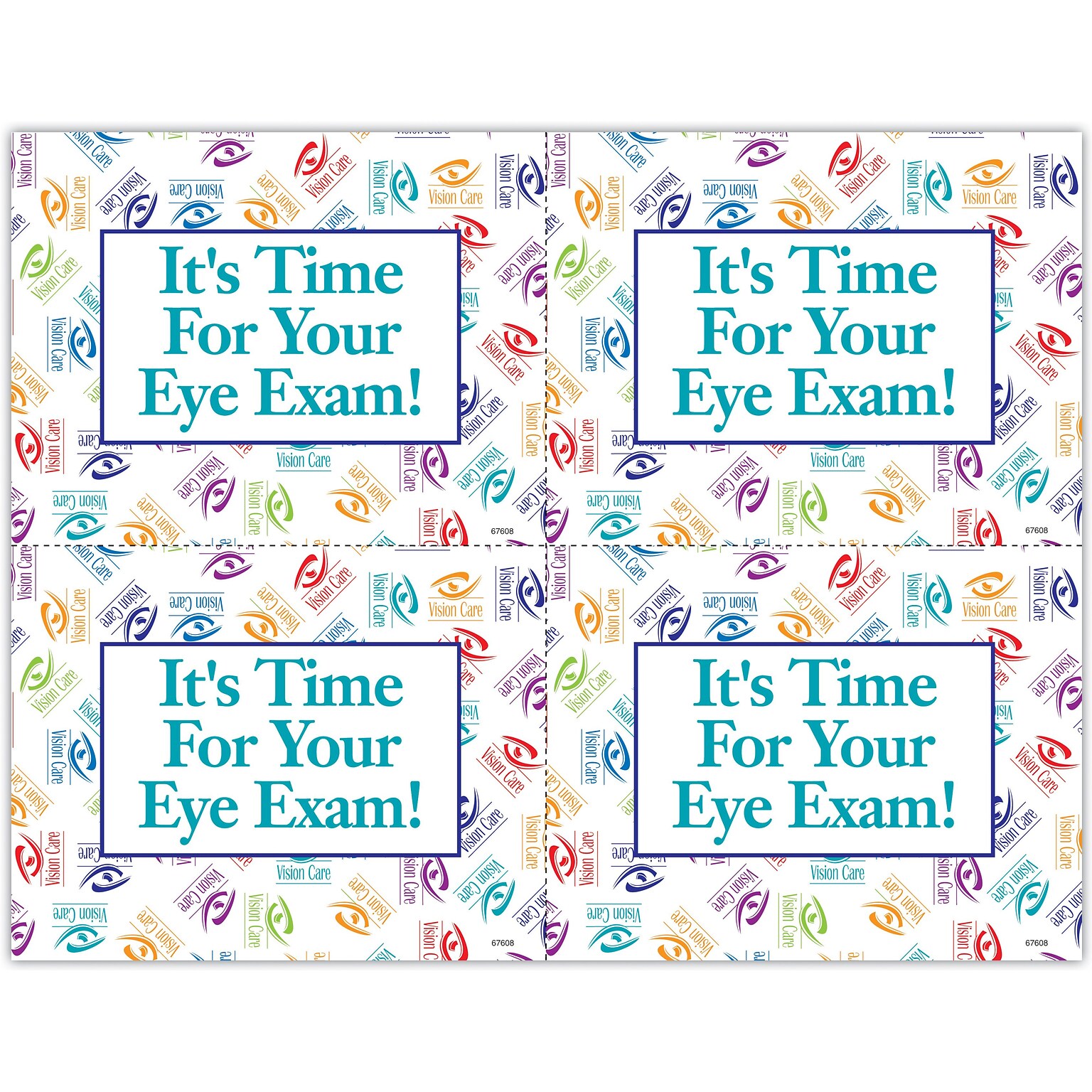 Reminder Postcards; for Laser Printer; Its Time, 100/Pk