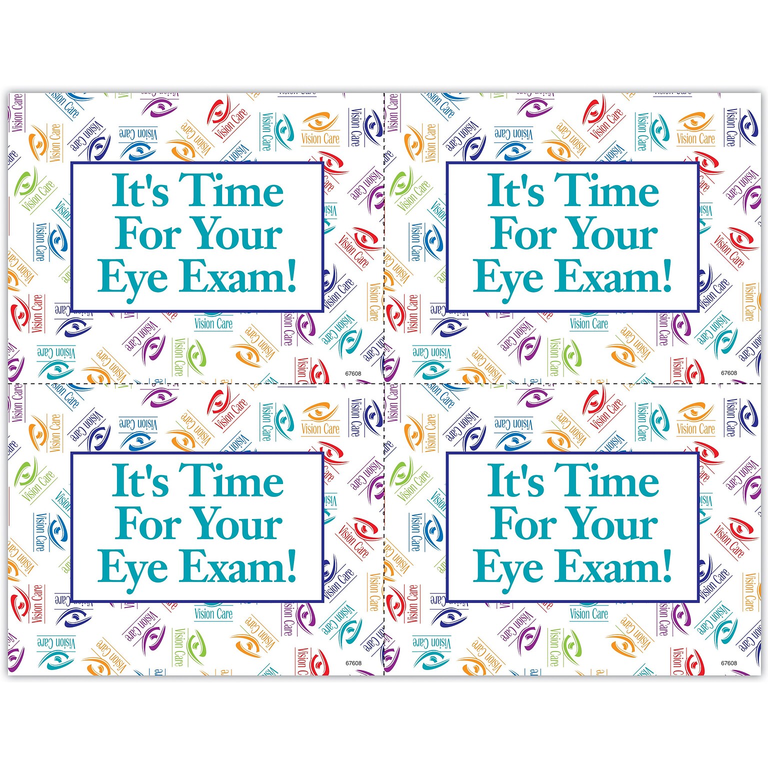 Reminder Postcards; for Laser Printer; Its Time, 100/Pk