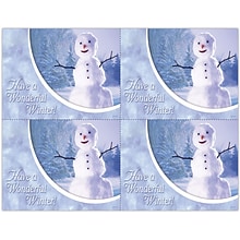 Photo Image Postcards; for Laser Printer; Holiday Series, Winter, 100/Pk