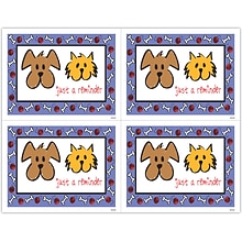 Graphic Image Postcards; for Laser Printer; Bones and Yarn Border, 100/Pk