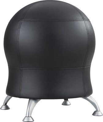 Safco Zenergy Vinyl Ball Chair, Black (4751BV)