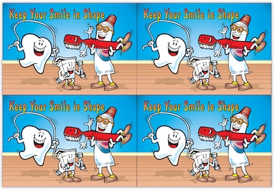 Smile Team™ Laser Postcards; Smile in Shape