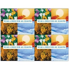 Scenic Postcards; for Laser Printer; Wear a Smile for All Seasons, 100/Pk