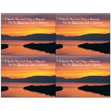 Scenic Postcards; for Laser Printer; A Smile May Last Only a Moment, 100/Pk
