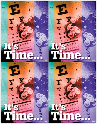 Graphic Image Postcards; for Laser Printer; Its Time, 100/Pk