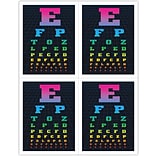 Graphic Image Postcards; for Laser Printers; Eye Chart