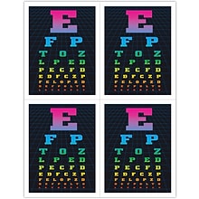 Graphic Image Postcards; for Laser Printer; Eye Chart, 100/Pk