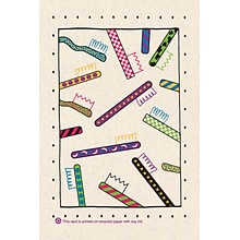 Recycled Postcards; for Laser Printer; Colorful Brushes, 100/Pk