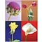 Scenic Assorted Laser Postcards; Photo Flowers, 100/Pk