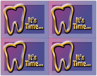 Gentle Dental Postcards; for Laser Printer; Its Time, Tooth, 100/Pk