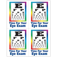 Graphic Image Postcards; for Laser Printer; Eye Chart Image, 100/Pk