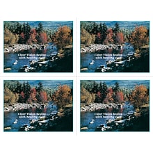 Scenic Postcards; for Laser Printer; Mountain Stream, Clear Vision begins with healthy Eyes, 100/P