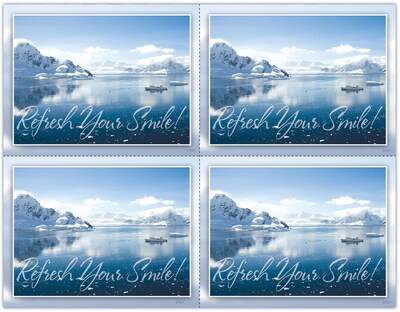 Scenic Postcards; for Laser Printer; Scenic Glacier, 100/Pk