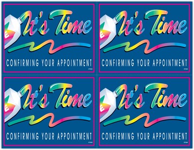 Graphic Image Postcards; for Laser Printer; Its Time..., 100/Pk