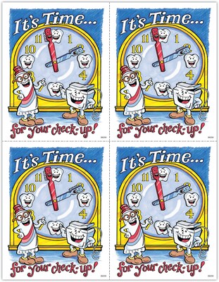 Dental Postcards; for Laser Printer; Smile Team™ Its Time, 100/Pk