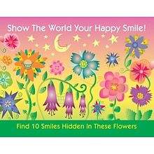 Patient Interactive Postcards; for Laser Printer; Find 10 Smiles, 100/Pk