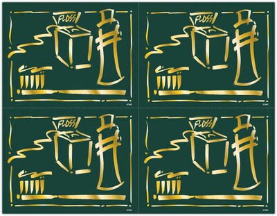 Gentle Dental Postcards; for Laser Printer; Gold Icons Deluxe, 100/Pk