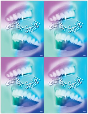 Hygienist Laser Postcards; Refresh Your Smile, 100/Pk