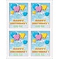 Dental Postcards; for Laser Printer; Tooth Birthday Balloons, 100/Pk