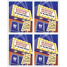 Graphic Image Postcards; for Laser Printer; Reserved Seating, 100/Pk